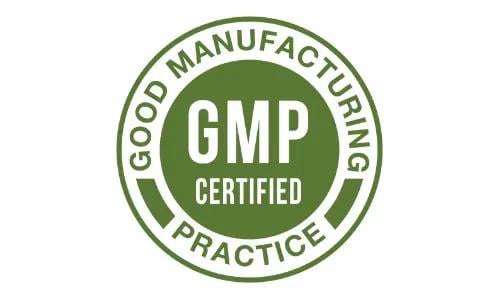 RegenVive GMP certified logo highlighting product quality and manufacturing safety