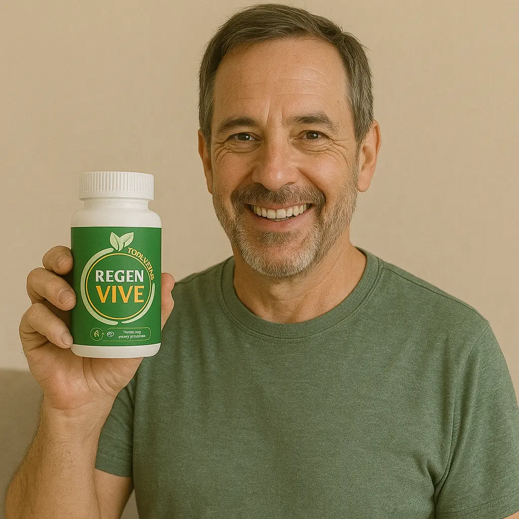 image of second verified RegenVive user showing noticeable fat loss, maintain blood sugar levels, and body transformation
