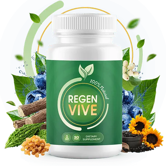 	One bottle of RegenVive – 30-day blood sugar support supplement